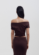 Blusa Mercedes Café